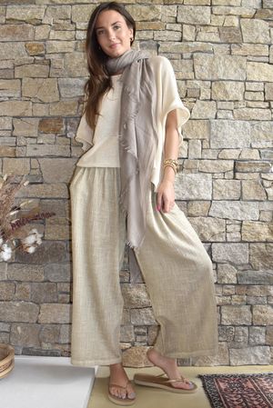 Conrad Box Cotton Knit Summer Oat